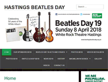 Tablet Screenshot of hastingsbeatlesday.org.uk